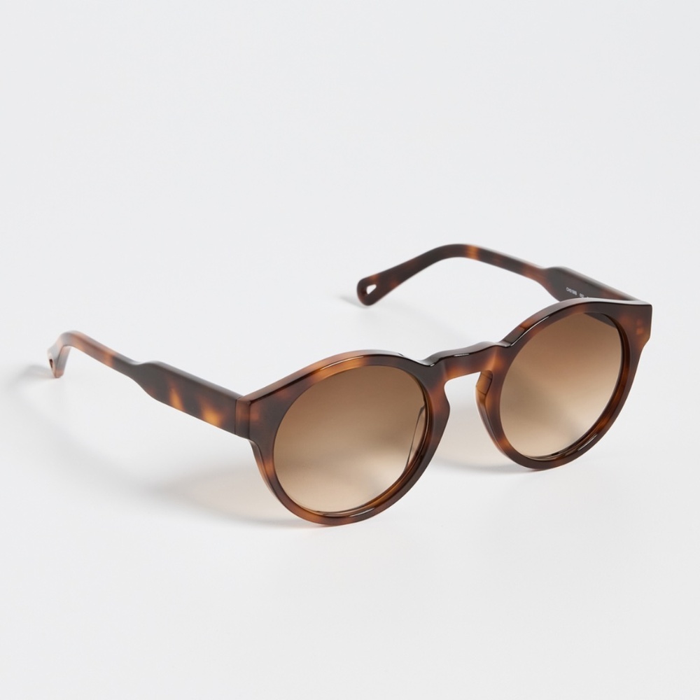 NEVER WORN Chloe Xena Sunglasses Havana-Havana Brown